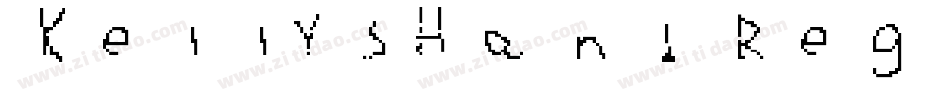 KellysHand Regular字体转换